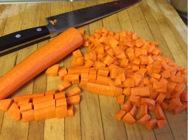 chopped carrot