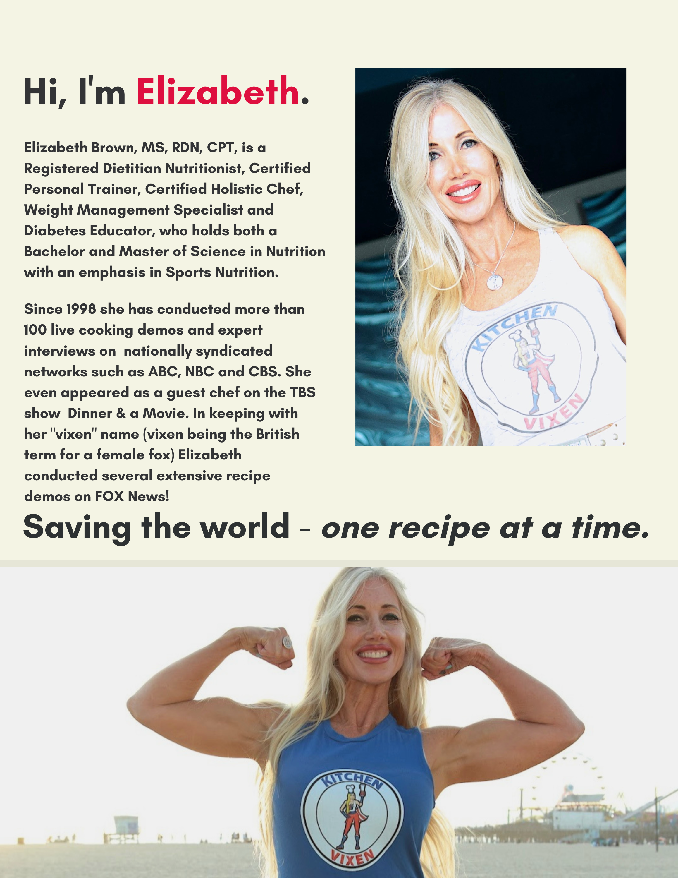 Elizabeth Brown Media Kit Page 2